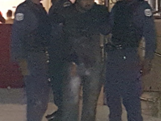 RaajjeTV journalist Murshid being taken away by police