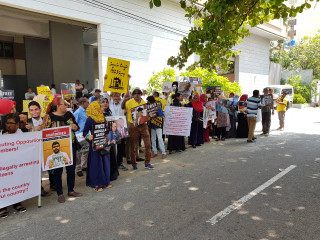 From the rally held in Colombo, Sri Lanka