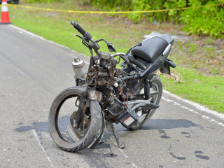 File photo: from an accident in Addu City