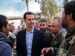 އިރުމަތީ ޣޫތާ އަށް ރައީސް އަސަދު ވަޑައިގެން ސަރުކާރު ސިފައިންނާ ބައްދަލު ކުރައްވާ ހިތްވަރު ދެއްވައިފި