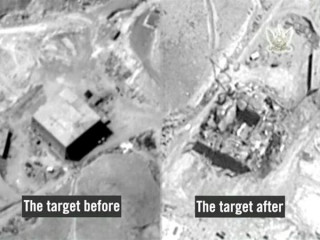 އިޒްރޭލުން 2007 ވަނަ އަހަރު ހަމަލާދިން ސީރިއާގެ ނިއުކްލިއަރ ރިއެކްޓަރ ކަމަށް ބެލެވޭ އިމާރާތް: ހަމަލާގެ ކުރިން (ވ) އަދި ހަމަލާގެ ފަހުން