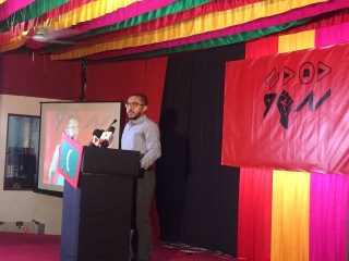 މޭޑޭ މުޒާހަރާއަށް ނުކުންނަންޖެހުނީ މިސަރުކާރުން މަސައްކަތްތެރިންނަށް ޚިޔާނާތްތެރިވީމަ: އަމީތު