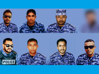 ހައްޔަރުކޮށްފައިވާ 8 ފުލުސް އޮފިސަރުން