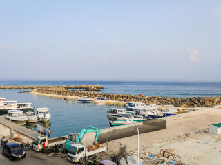 Male’ southern harbor closed off for development