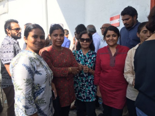 ރައީސް މައުމޫންގެ ބެފުޅުންނާ އެކު އަނީސާ އަހުމަދު ކްރިމިނަލް ކޯޓު ސަރަހައްދުގައި