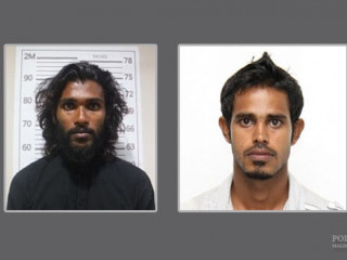 ފުލުހުން ހޯދަމުންދާ ދެމީހުން: ކ.ވ:ޢަރަފާތު އަޙްމަދުފުޅު - އަޙްމަދު ނާޡިމް