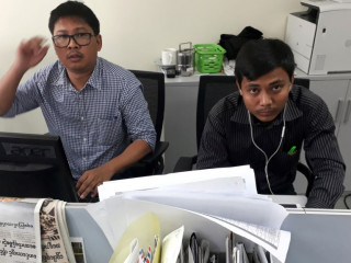 މިޔަންމާގައި ހައްޔަރުކޮށްފައިވާ ރޮއިޓާސްގެ ދެ ނޫސްވެރިން