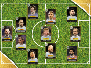 ސިޓީގެ ފަސް ކުޅުންތެރިންނާ އެކު ޕީއެފްއޭގެ އަހަރުގެ އެންމެ މޮޅު ޓީމު އާންމުކޮށްފި