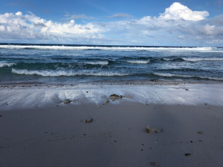 A beach area in Addu City
