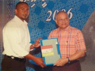 MP Ahmed Mahloof with Former President Maumoon Abdul Gayyoom