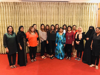 The wives and family of political detainees were invited to an event on Tuesday