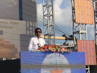 މިނިސްޓަރ ސައީދު މާމިނގިލީ ބަނދަރު ހުޅުވައިދެއްވަނީ