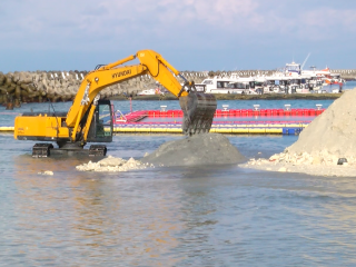 Swimming track area on the south side of Malé