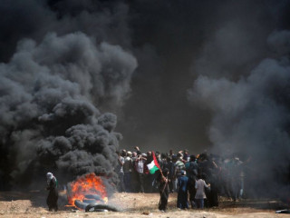 ޣައްޒާގެ ބޯޑަރުގައި ހިނގަމުންދާ ހަމަނުޖެހުންތަކުގައި ފަލަސްތީނުގެ 41 މީހުން ޝަހީދުކޮށްލައިފި