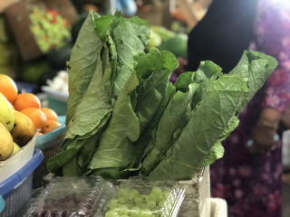 Crucifer leaves from local market