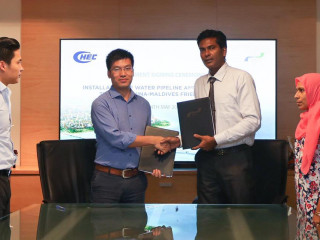 MWSC signs contract with Chinese company for bridge pipeline installation