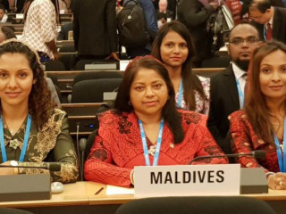 71 ވަނަ ވޯލްޑް ހެލްތު އެސެމްބްލީގައި ރާއްޖެއިން ބައިވެރިވެ ވަޑައިގެންނެވި ބޭފުޅުން