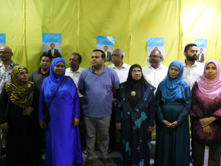 Hulhu-henveiru campaign office opening ceremony