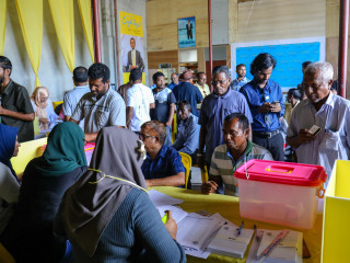 Party members gathered to vote in MDP\'s primary for the presidential elections this year