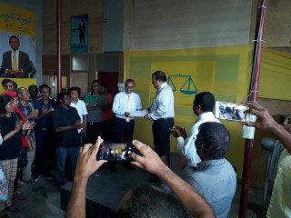 MDP ticket officially awarded to ex-President Nasheed