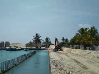 އިނގުރައިދޫ ބަނދަރު ތަރައްގީ ކުރުމުގެ 90 އިންސައްތަ މަސައްކަތް ނިމިއްޖެ