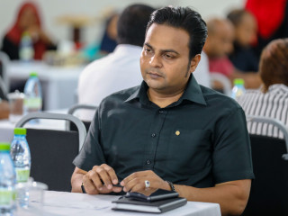 ރައީސް ޔާމީންގެ ކެމްޕެއިންގައި އިސްކޮށް ހަރަކާތްތެރިވެވަޑައިގެންނެވި ފިނޭންސް މިނިސްޓްރީގެ ސްޓޭޓް މިނިސްޓަރު އަޝްމަލީ