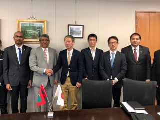 ދިވެހިރާއްޖޭގެ ވަފުދު ޖަޕާނުގެ ފޮރިން މިނިސްޓްރީގެ ވަފުދާ ބައްދަލު ކުރަނީ