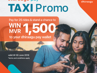 'Dhiraagu Pay' taxi promotion to end this month