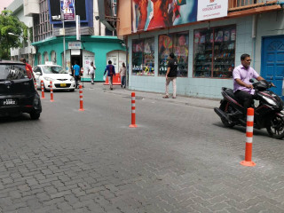 މަޖީދީމަގުގައި މިދިޔަ ބުދަ ދުވަހު ހޮޅިދަނޑި ޖަހާފައި: މިހާރު ވަނީ ނަގާފައި