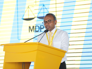 Maldivian Democratic Party (MDP) Chairperson Hassan Latheef