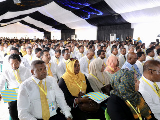 އެމްޑީޕީން މިއަދު ކުރިއަށް ގެންދާ ކޮންގްރެސް:- އެ ޕާޓީގެ ބައެއް ވައުދުތައް ވަނީ ހާމަކޮށްފައި:- ފޮޓޯ ރާއްޖެއެމްވީ