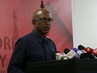 ޖޭޕީގެ ސެކްރެޓަރީ ޖެނެރަލް އަހުމަދު ސަމީރު ޕްރެސް ކޮންފަރެންސް ދެއްވަނީ