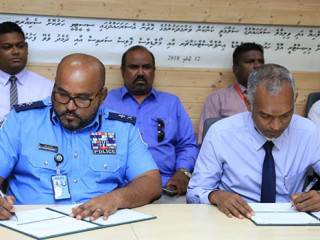 މާލޭގެ ބައެއް ސަރަހައްދުތަކުގައި ސީސީޓީވީ ކެމެރާ ހަރުކޮށް ސަލާމަތީ ކަންކަން ބެލެހެއްޓުމާ ގުޅޭ ގޮތުން ފަހުމުނާމާއެއްގައި ސޮއިކޮށްފި