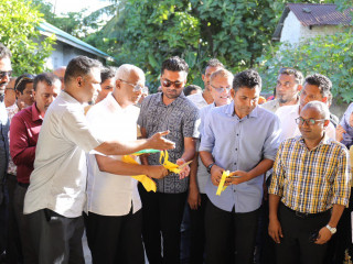 މަރަދޫގައި ކެމްޕެއިން ހަރުގެއަށް އިބޫ ހުޅުވައި ދެއްވަނީ