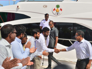 ރައީސް ޔާމީނަށް ހދ. ހަނިމާދޫއިން މަރުހަބާ ދަންނަވަނީ