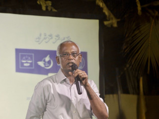 MP Ibrahim Mohamed Solih, the Joint Opposition\'s presidential candidate