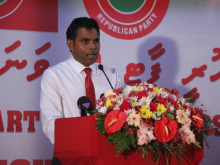 Opposition coalition\'s running mate Faisal Naseem