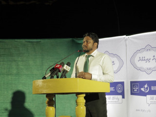 އަދާލަތު ޕާޓީގެ ނާއިބު ރައީސް އަލީ ޒާހިރު ވާހަކަދައްކަވަނީ