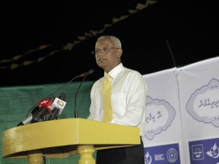 Opposition presidential candidate Ibrahim Mohamed Solih