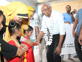 ހަނިމާދޫއަށް އިބޫ ވަޑައިގަތުމުން ހޫނު މަރުޙަބާއެއް އެރަށުގެ ރައްޔިތުން އެމަނިކުފާނަށް ވަނީ ދަންނަވާފައި