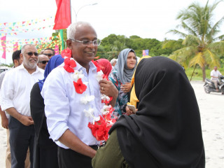 ގުޅިފައިވާ ސިޔާސީ ޕާޓީތަކުގެ ފަރާތުން އިންތިހާބުގައި ވާދަކުރައްވާ ކެނޑިޑޭޓް އިބްރާހިމް މުހައްމަދު ސޯލިހު (އިބޫ)