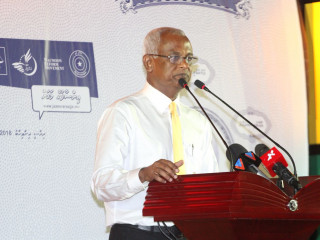 Opposition presidential candidate Ibrahim Mohamed Solih