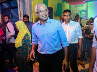 ކޯލިޝަނުގެ ރިޔާސީ ކެންޑިޑޭޓް އިބްރާހިމް މުހައްމަދު ސޯލިހް:- އިބޫ މިއަދު ތިން ރަށަކަށް ވަޑައިގަންނަވާނެ