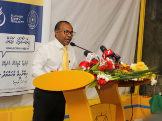 އއ. މަތިވެރީގައި ބޭއްވި ޖަލްސާގައި ހަސަން ލަތީފް ވާހަކަދައްކަވަނީ