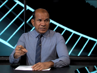 ލަތީފް ރާއްޖެ ޓީވީގެ ފަލަސުރުޚީ ޕްރޮގްރާމްގައި ވާހަކަ ދައްކަވަނީ