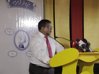 ޖުމްހޫރީ ޕާޓީގެ އެކްޓިންގ ލީޑަރު ޑރ ހުސައިން ރަޝީދު ހަސަން ވާހަކަދައްކަވަނީ