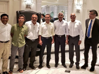 ރިޔާސީ ކެންޑިޑޭޓް އިބްރާހީމް މުހައްމަދު ސޯލިހަށް ރައީސް ނަޝީދު ލަންކާ އިން މަރުހަބާ ދަންނަވަނީ