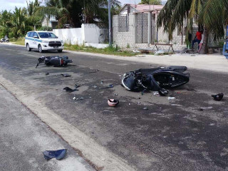 އައްޑޫގައި މިއަދު ހިނގި އެކްސިޑެންޓް