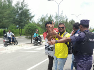 The activists were arrested on 30th August on the grounds of vandalism, for having reportedly ‘destroyed property’ at a camp site used by the ruling Progressive Party of Maldives