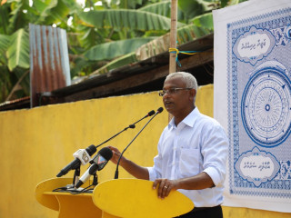 Joint Opposition candidate Ibrahim Mohamed Solih